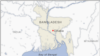 বাংলাদেশের মানচিত্র।