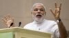 India’s Prime Minister Narendra Modi speaks during a conference by the Environment Ministry in New Delhi, India, April 6, 2015. 