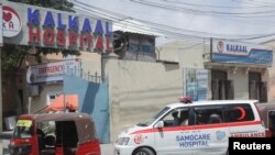 Al Shabaab Islamist militant attack on Villa Rose hotel in Mogadishu