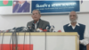 বিএনপি'র এক সংবাদ সম্মেলনে দলের মহাসচিব মির্জা ফখরুল ইসলাম আলমগীর। ১৪ জানুয়ারি, ২০২৫।