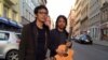 Gitaris Indonesia, Tohpati dan Dewa Budjana di Praha, Republik Ceko (foto/dok: Dewa Budjana)