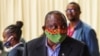 FILE PHOTO: South African President Cyril Ramaphosa visits the coronavirus disease (COVID-19) treatment facilities in Johannesburg