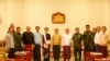 ရခိုင်ပြည်နယ်အရေး မြန်မာထိပ်တန်း ခေါင်းဆောင်တွေ အရေးပေါ်ဆွေးနွေးစဉ်။ (MOI)