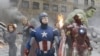 Sekelompok pahlawan super yang tergabung dalam the Avengers kembali tampil dalam Avengers: Age of Ultron (foto/dok: Marvel)