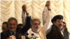 نشست مشترک خبری عبدالله عبدالله و زلمی رسول