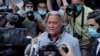 FILE - Former White House chief strategist Steve Bannon exits the Manhattan Federal Court in the Manhattan borough of New York City, Aug. 20, 2020. 