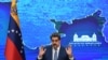 FILE - Venezuelan President Nicolas Maduro speaks during a press conference at the Miraflores Presidential Palace in Caracas, on August 16, 2021.