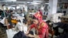 FILE - A worker is seen in a garment factory in Savar, Bangladesh.