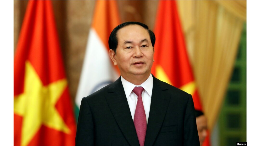 Vietnam's President Tran Dai Quang at the Presidential Palace.