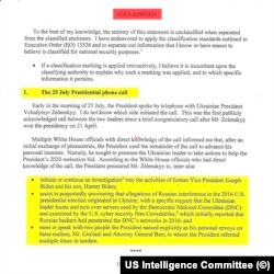 Під час телефонного дзвінка 25-го липня президент Дональд Трамп, йдеться у скарзі, тиснув на президента Зеленського з тим, щоб: