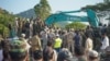 FILE- An operation in search of survivors at a collapsed building in Kep province, Sunday, January 5, 2020. (Khan Sokummono/VOA Khmer) 