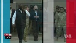 Prezidan Joe Biden ap retounen Washington apre li finn diskite ak lidè ewopeyen yo sou lagè Ikrèn nan