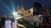 FILE - The Dutch-flagged Sea-Watch 3 ship docks at the Lampedusa harbor, Italy, early Saturday, June 29, 2019. Forty migrants have disembarked on a tiny Italian island after the captain of the German aid ship which rescued them docked without permission. 
