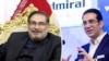 حسین (هکتور) شمخانی در کنار پدرش علی شمخانی، مشاور ارشد خامنه‌ای