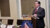 FILE - LULAC President Roger Rocha speaks at the group's National Legislative Conference and Awards Gala in Washington, D.C., Feb. 24, 2016. (Source - LULAC.org, photo by Luis Nuno Briones)