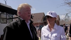 Trump Praises Response to Hurricane Michael