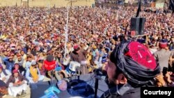 Manzoor Pashteen in Chaman