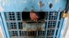  La main d'un détenu palestinien est vue dans une prison de la ville cisjordanienne de Naplouse le 11 février 2008. (REUTERS/Eliana Aponte)