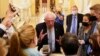 FILE - Senator Bernie Sanders (I-VT) speaks to reporters at the U.S. Capitol building on Capitol Hill in Washington, Sept. 30, 2021.