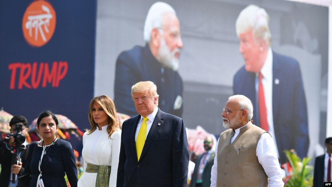 Donald Tramp Hindistonda