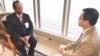 Defense Minister Tea Banh sat down for an exclusive interview with VOA Khmer senior reporter Men Kimseng at the United Nations headquarters in New York, Friday, March 29, 2019. (Photo: VOA Khmer) 