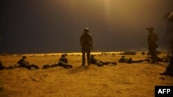 Des soldats des Forces spéciales de l'armée américaine lors de l'exercice Flintlock 2017 à Diffa, Niger.