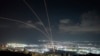 Israel's Iron Dome air defense system fires to intercept rockets that were launched from Lebanon, as seen from Haifa, northern Israel, Sept. 23, 2024. 