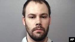 This photo provided by the Macon County Sheriff's Office in Decatur, Illinois, shows Brendt Christensen, the suspect in the kidnapping of visiting University of Illinois Chinese scholar Yingying Zhang. 