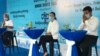 រូបឯកសារ៖ លោក​បណ្ឌិត សេង សារី អ្នកសិក្សា​ស្រាវជ្រាវ​សង្គម​ឯករាជ្យ (ស្តាំ) និង​អ្នកស្រី ចក់ សុភាព នាយិកា​មជ្ឈមណ្ឌល​សិទ្ធិ​មនុស្ស​កម្ពុជា (កណ្តាល) ក្នុង​ពិធី​ប្រារព្ធ​ទិវា​សិទ្ធិ​មនុស្ស​អន្តរជាតិ ១០ ធ្នូ នៅ​ទីក្រុង​ភ្នំពេញ នៅ​ថ្ងៃទី១០ ខែធ្នូ ឆ្នាំ២០២០។ (ហ៊ុល រស្មី/វីអូអេ)
